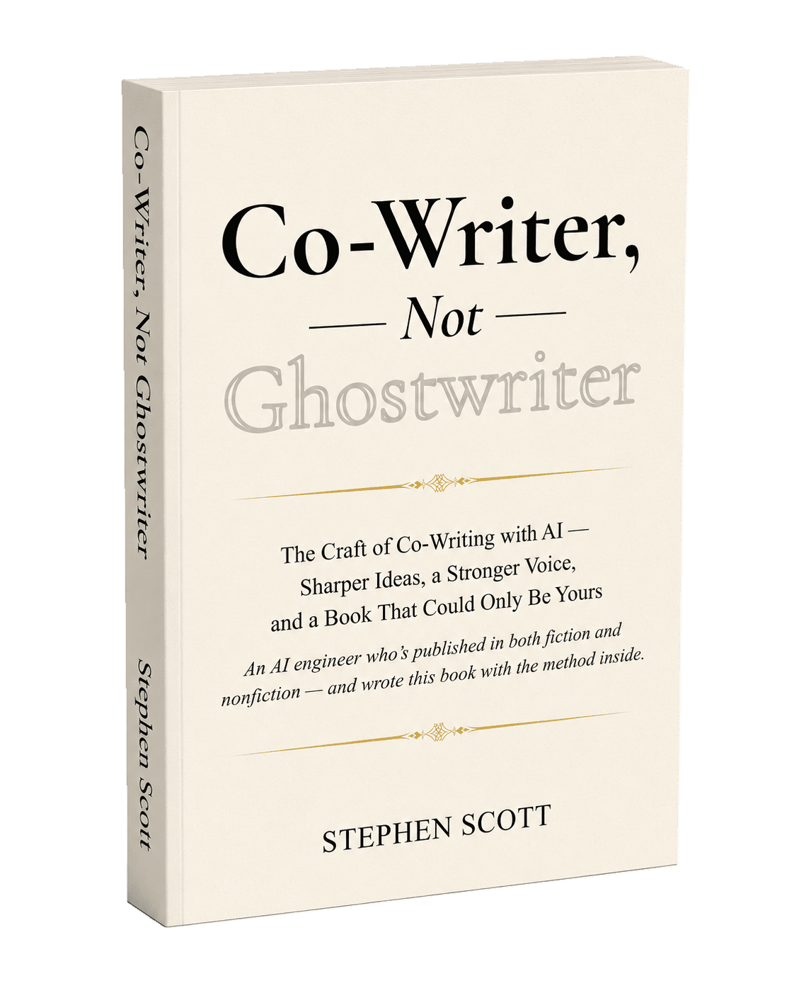 Co-Writer, Not Ghostwriter book cover